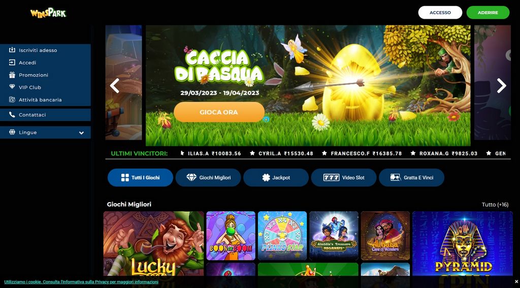 Casino en ligne WinsPark
